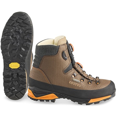 CHAUSSURES HOMME DIOTTO VORTEX HV - MARRON/ORANGE
