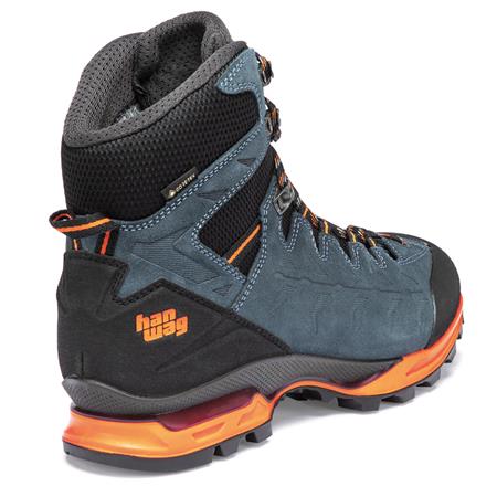 CHAUSSURES HOMME HANWAG MAKRA TREK GTX - STEEL/ORANGE