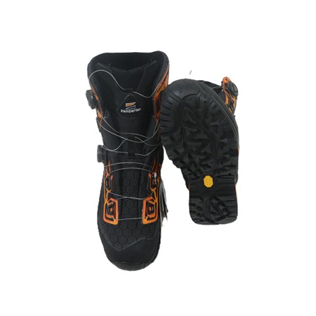 CHAUSSURES HOMME ZAMBERLAN ULL GTX PRIMALOFT - NOIR/ORANGE - 40 OCCASION