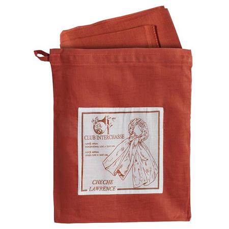 Chèche Damska Club Interchasse Lawrence - Rdzawy