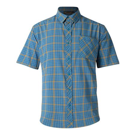 CHEMISE MANCHES COURTES HOMME PINEWOOD OUTDOOR S/S - BLEU