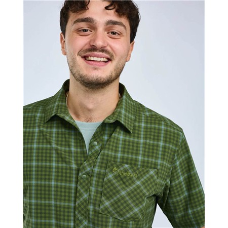CHEMISE MANCHES COURTES HOMME PINEWOOD OUTDOOR S/S - PINE GREEN