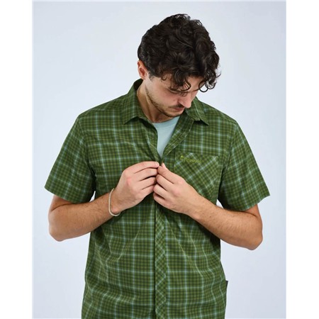 CHEMISE MANCHES COURTES HOMME PINEWOOD OUTDOOR S/S - PINE GREEN