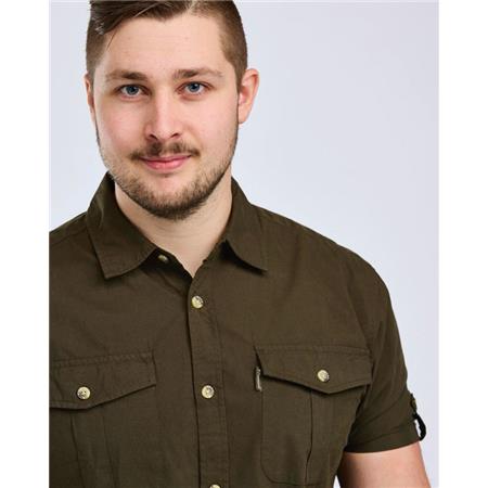 CHEMISE MANCHES COURTES HOMME PINEWOOD SAFARI S/S - MOSS GREEN