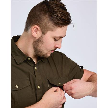 CHEMISE MANCHES COURTES HOMME PINEWOOD SAFARI S/S - MOSS GREEN
