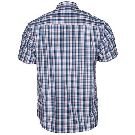 CHEMISE MANCHES COURTES HOMME PINEWOOD SUMMER - BLEU/ROUGE