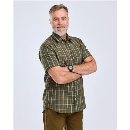 CHEMISE MANCHES COURTES HOMME PINEWOOD SUMMER - VERT