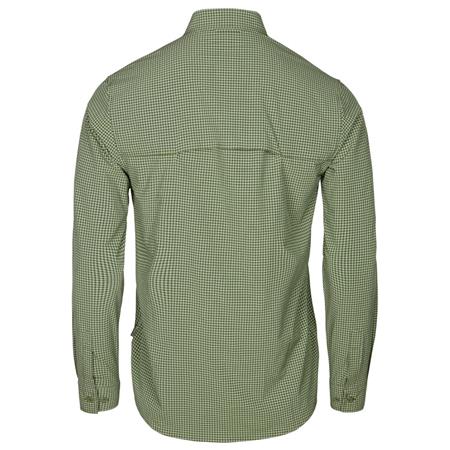CHEMISE MANCHES LOGNUES HOMME PINEWOOD INSECTSAFE L/S - VERT/BLANC