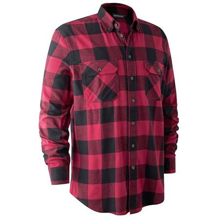 CHEMISE MANCHES LONGUES DEERHUNTER MARVIN II - ROUGE