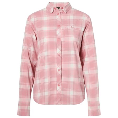 Chemise Manches Longues Femme Pinewood Abisko Trekking Insectsafe L/S - L.Pink/White