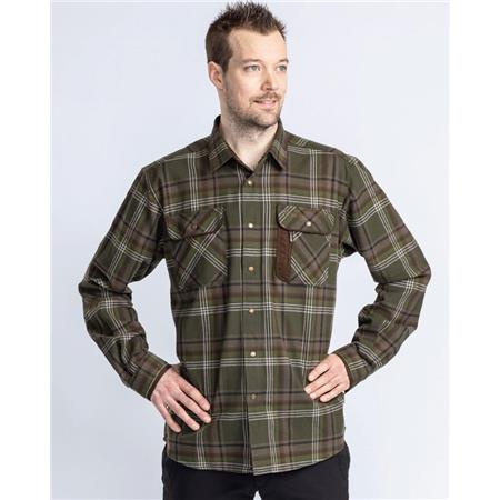 CHEMISE MANCHES LONGUES FEMME PINEWOOD CORNWALL - VERT/PINE GREEN