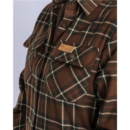 CHEMISE MANCHES LONGUES FEMME PINEWOOD DOUGLAS - NOUGAT/BEIGE