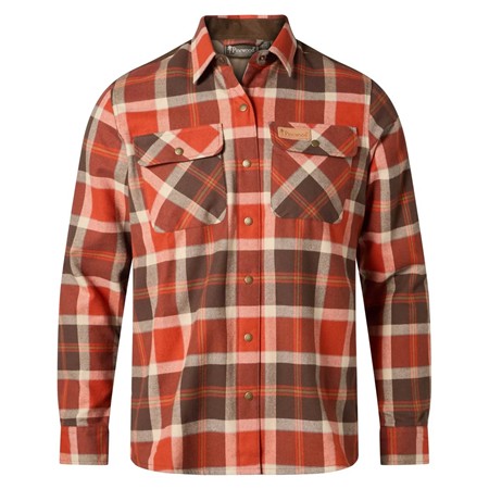 Chemise Manches Longues Femme Pinewood Douglas - Orange Clay/D.Brown