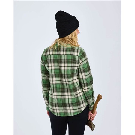 CHEMISE MANCHES LONGUES FEMME PINEWOOD HÄRJEDALEN - SAGE GREEN/MOSSGR