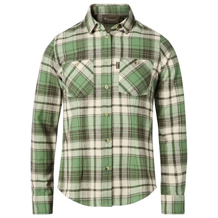 Chemise Manches Longues Femme Pinewood Härjedalen - Sage Green/Mossgr