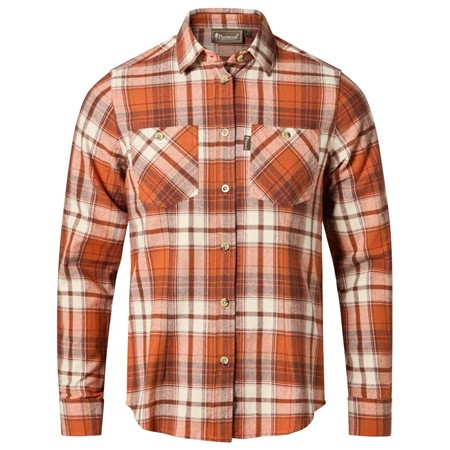 Chemise Manches Longues Femme Pinewood Härjedalen - Terracotta/Brown