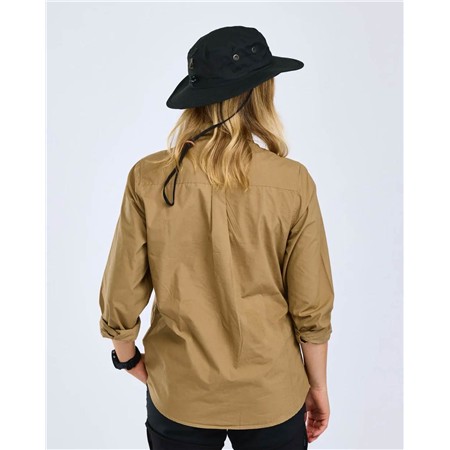 CHEMISE MANCHES LONGUES FEMME PINEWOOD INSECTSAFE POPLIN L/S - SANDSTONE