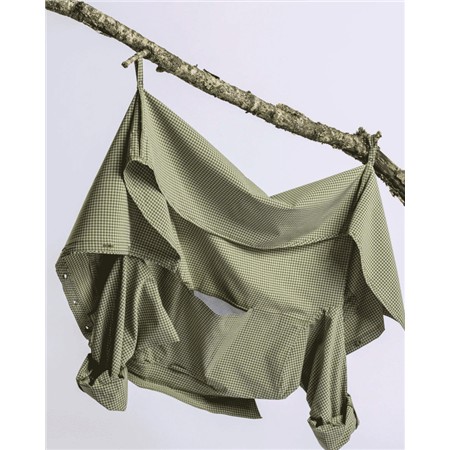 CHEMISE MANCHES LONGUES FEMME PINEWOOD INSECTSAFE W - VERT/BLANC