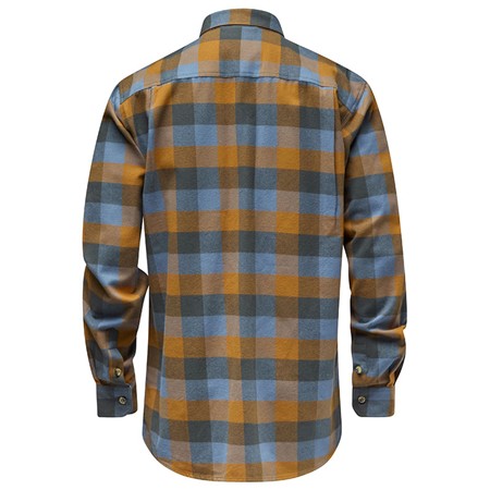 CHEMISE MANCHES LONGUES FEMME PINEWOOD LUMBO - FUDGE/BLEU
