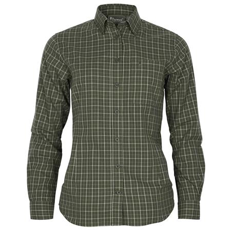 Chemise Manches Longues Femme Pinewood Nydala Grouse W - Vert