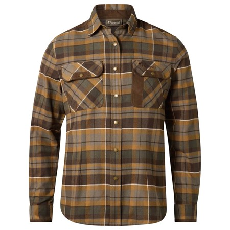Chemise Manches Longues Femme Pinewood Prestwick Exclusive - D.Brown/D.Sandstone