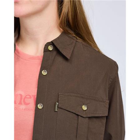 CHEMISE MANCHES LONGUES FEMME PINEWOOD SAFARI L/S - OLIVE