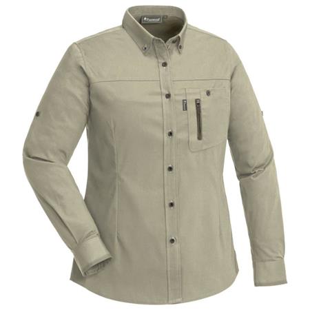 Chemise Manches Longues Femme Pinewood Tiveden Insectsafe W - Beige