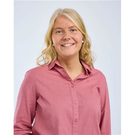 CHEMISE MANCHES LONGUES FEMME PINEWOOD VÄRNAMO INSECTSAFE HEMP MIX - DUSTY PINK