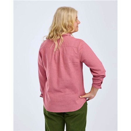 CHEMISE MANCHES LONGUES FEMME PINEWOOD VÄRNAMO INSECTSAFE HEMP MIX - DUSTY PINK