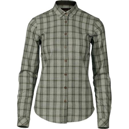 Chemise Manches Longues Femme Seeland Highseat - Carreaux Vert
