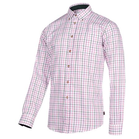 CHEMISE MANCHES LONGUES HOMME BALENO BERKLEY - VIOLET/ROSE/VERT