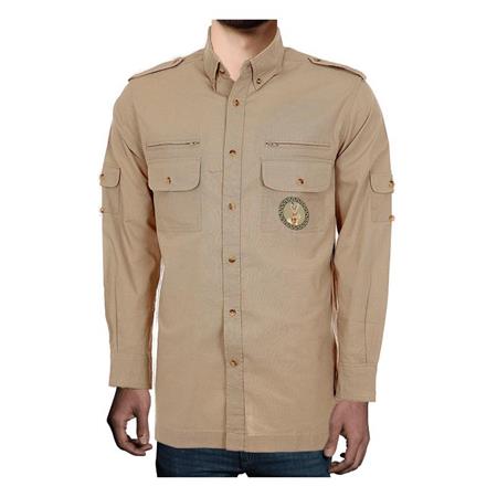 Chemise Manches Longues Homme Bartavel Baroudeur Lièvre - Beige