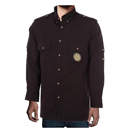 Chemise Manches Longues Homme Bartavel Baroudeur Lièvre - Noir