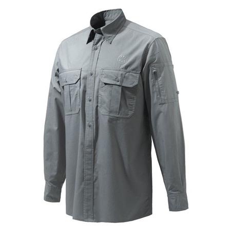 Chemise Manches Longues Homme Beretta Mortirolo Shirt Long Sleeves - Gris