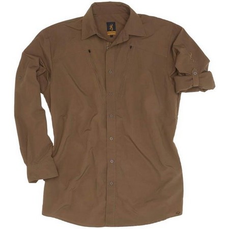 Chemise Manches Longues Homme Browning Savannah Ripstop - Dark Olive