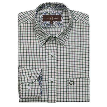Chemise Manches Longues  Homme Club Interchasse William - Vert