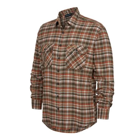 CHEMISE MANCHES LONGUES HOMME DEERHUNTER ANDREW - ORANGE