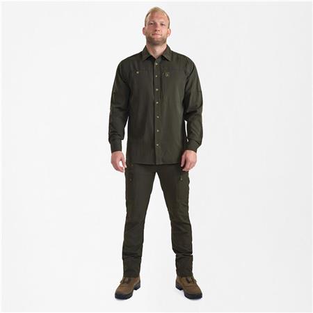 CHEMISE MANCHES LONGUES HOMME DEERHUNTER CANOPY - VERT
