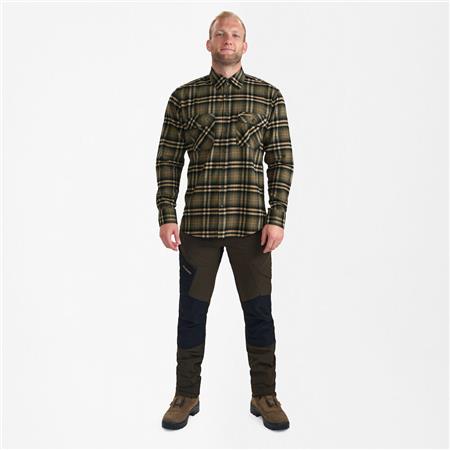 CHEMISE MANCHES LONGUES HOMME DEERHUNTER CARSON - VERT