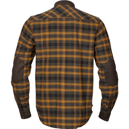 CHEMISE MANCHES LONGUES HOMME HARKILA AIVAK L/S - BUCKTHORN BROWN