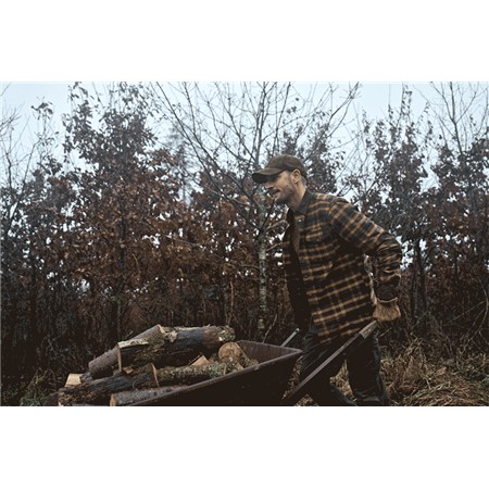 CHEMISE MANCHES LONGUES HOMME HARKILA AIVAK L/S - BUCKTHORN BROWN