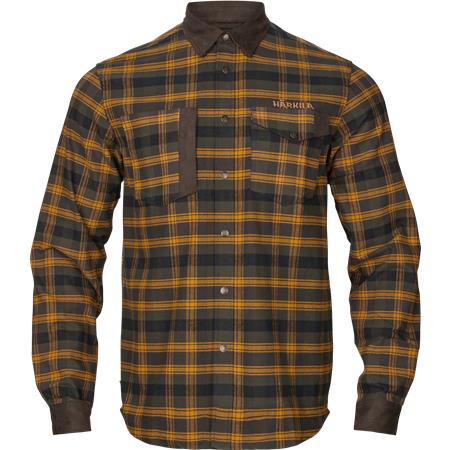 Chemise Manches Longues Homme Harkila Aivak L/S - Buckthorn Brown