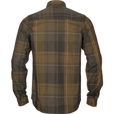 CHEMISE MANCHES LONGUES HOMME HARKILA AKSE L/S - WILLOW GREEN CHECK