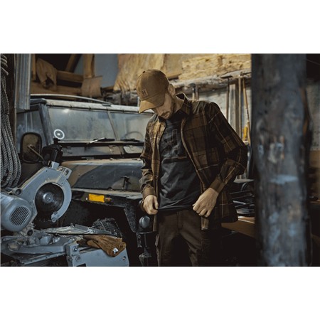 CHEMISE MANCHES LONGUES HOMME HARKILA AKSE L/S - WILLOW GREEN CHECK