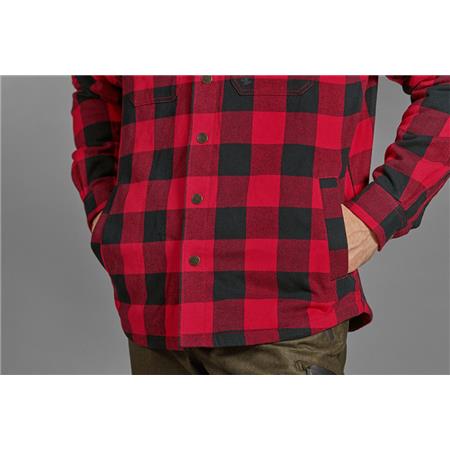 CHEMISE MANCHES LONGUES HOMME HARKILA CANADA - ROUGE