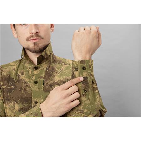 CHEMISE MANCHES LONGUES HOMME HARKILA DEER STALKER CAMO L/S - AXIS MSP FOREST