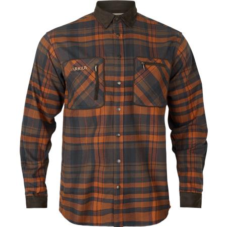 Chemise Manches Longues Homme Harkila Pajala - Bombay Brown