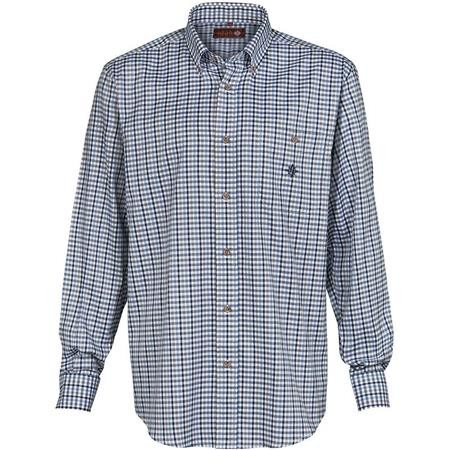 Chemise Manches Longues Homme Idaho Country - Bleu