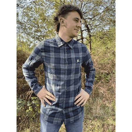 Chemise Manches Longues Homme Le Pairon Bécassier Urban - Bleu