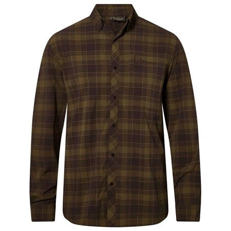 Chemise Manches Longues Homme Pinewood Abisko Trekking Insectsafe L/S - D.Olive/D.Sandstone